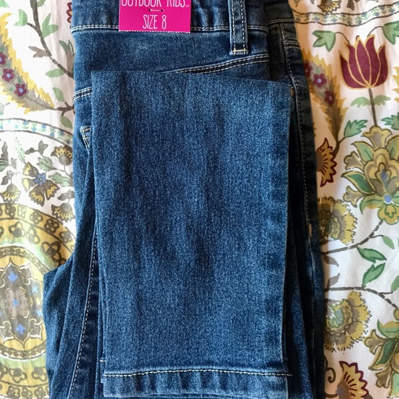 Bass Pro Shop/Outdoor Kids Girls Jeans. Size 8. STRETCHY/STRAIGHT LEG. NWT - Picture 6 of 9